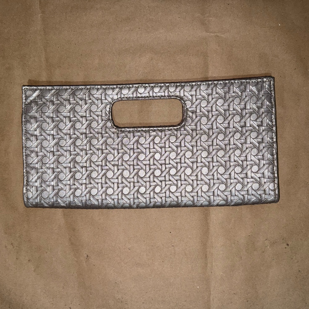 Metallic Textured Clutch